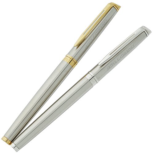 Waterman Hemisphere Rollerball Metal Pen - Stainless Steel Main Image