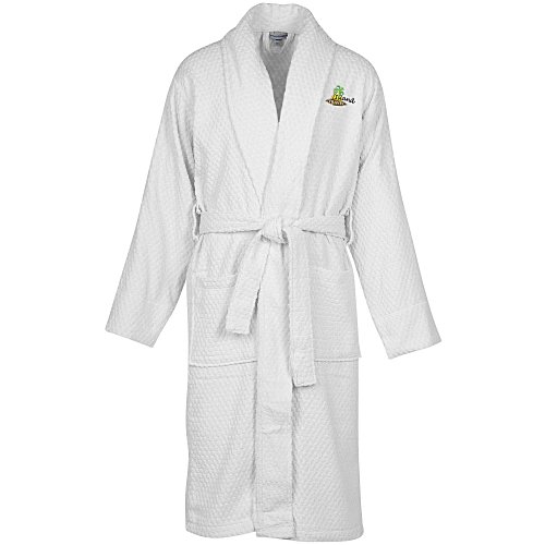 Checked Terry Shawl Collar Robe Main Image