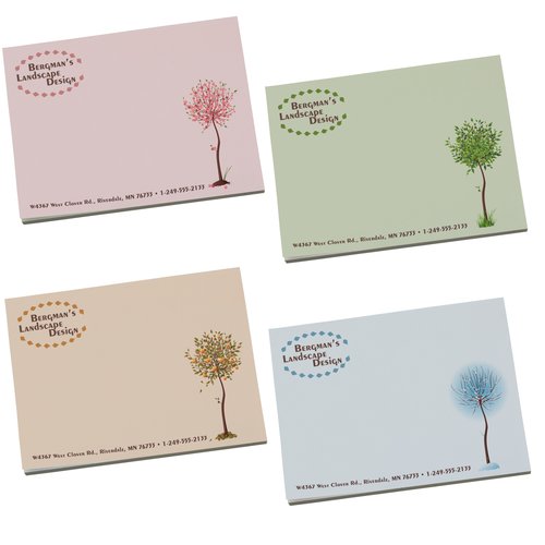 Bic Sticky Note - 4 imprint - 3 inches x 4 inches - 25 Sheet Main Image