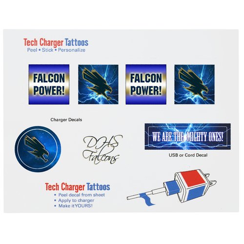 Tech Charger Tattoos Main Image