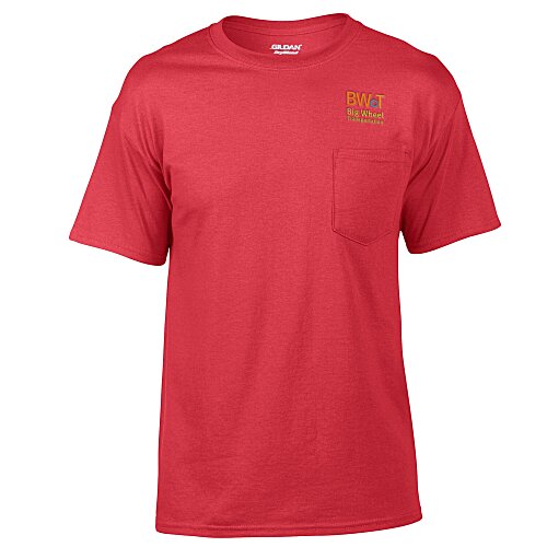 Gildan 5.5-oz DryBlend 50/50 Pocket T-Shirt - Embroidered Main Image