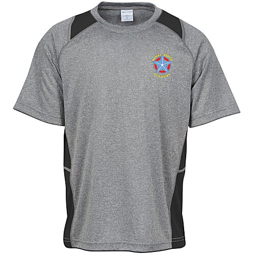 Heather Challenger Colorblock Tee - Youth - Embroidered Main Image