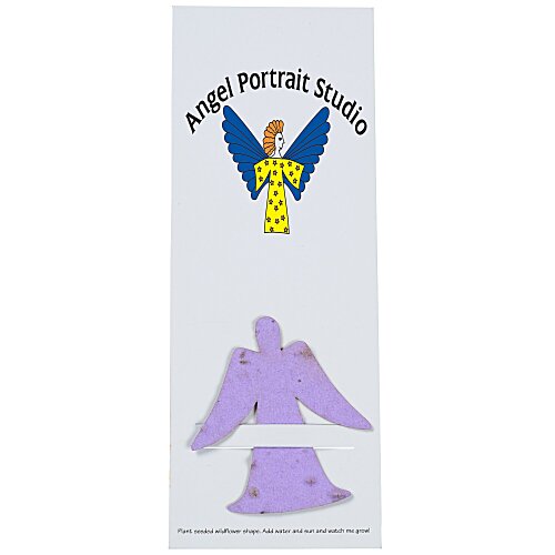 Plant-A-Shape Flower Seed Bookmark - Angel Main Image
