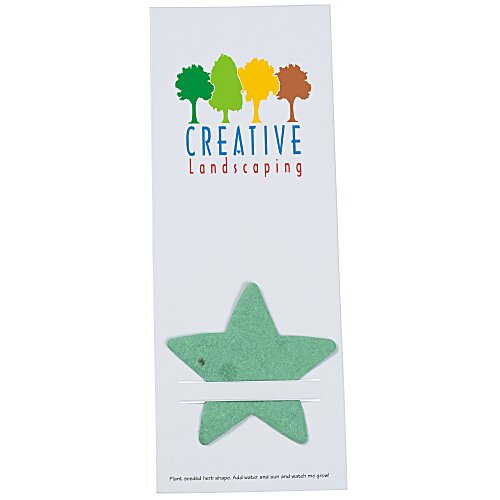 Plant-A-Shape Herb Garden Bookmark - Star Main Image