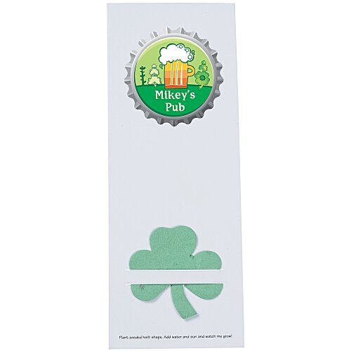 Plant-A-Shape Herb Garden Bookmark - Clover Main Image