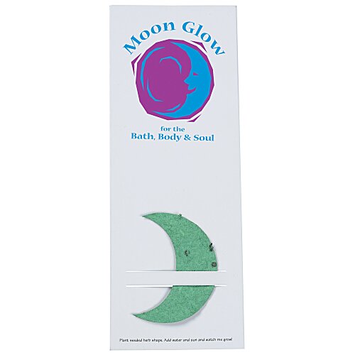 Plant-A-Shape Herb Garden Bookmark - Crescent Main Image