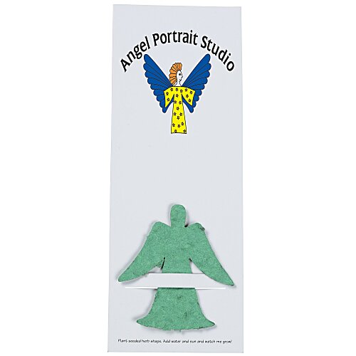 Plant-A-Shape Herb Garden Bookmark - Angel Main Image