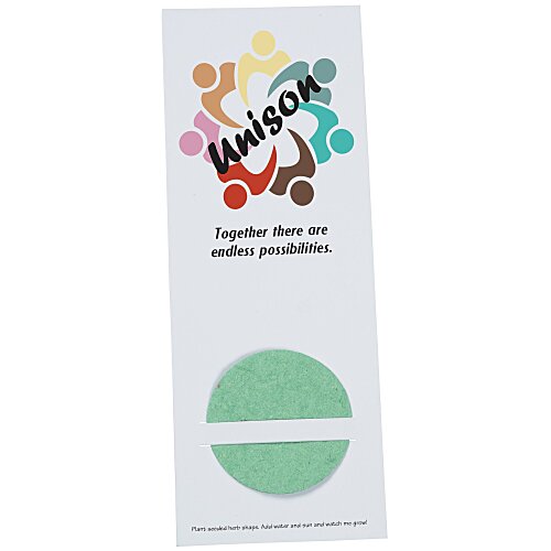 Plant-A-Shape Herb Garden Bookmark - Round Main Image