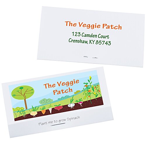 Matchbook Seed Packet - Spinach Main Image