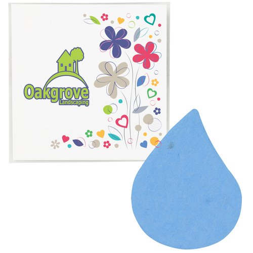 Plant-A-Shape Flower Seed Packet - Teardrop Main Image