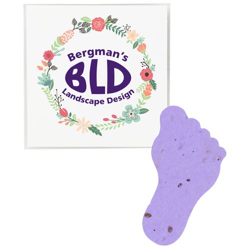 Plant-A-Shape Flower Seed Packet - Footprint Main Image