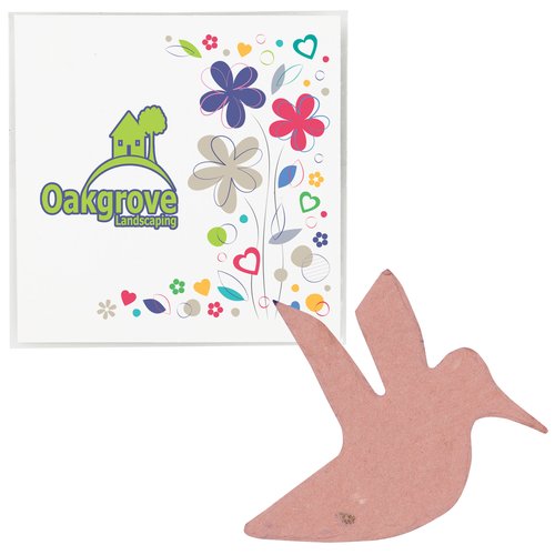 Plant-A-Shape Flower Seed Packet - Hummingbird Main Image