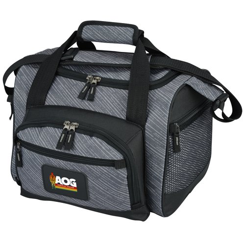 12-Can Convertible Duffel Cooler - Urban Stripes - Full Color Main Image