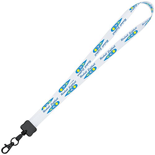 Dye-Sub Lanyard - 3/4" - 32" - Metal Lobster Claw Main Image