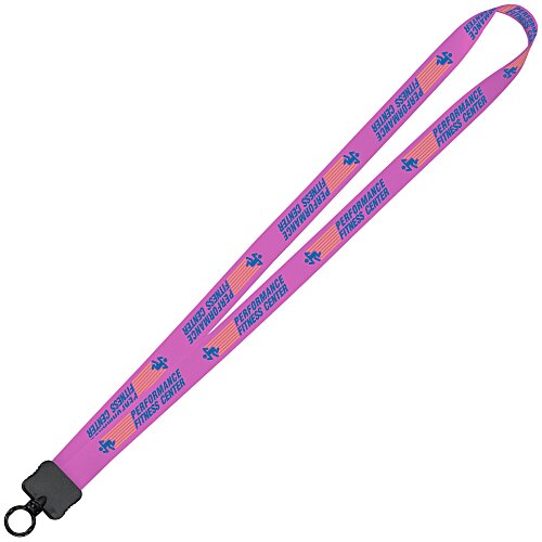 Dye-Sub Lanyard - 3/4" - 34" - Plastic O-Ring Main Image