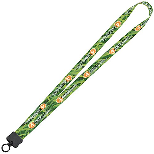 Dye-Sub Lanyard - 3/4" - 36" - Plastic O-Ring Main Image