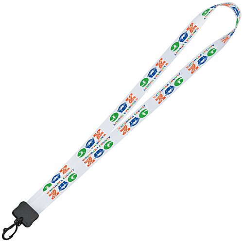 Dye-Sub Lanyard - 3/4" - 34" - Plastic Swivel Snap Hook Main Image
