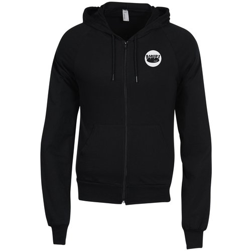 American Apparel Fine Jersey Zip Hoodie Main Image