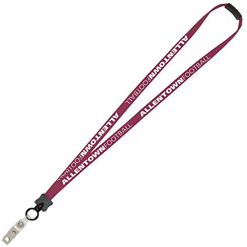 Lanyard with Neck Clasp - 5/8 inch - 32 inches - Snap with Metal Bulldog Clip Main Image