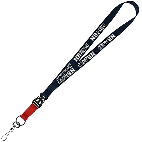 Mix and Match Econ Polyester Lanyard - 3/4 inch - 38 inches - Metal Swivel Snap Hook Main Image