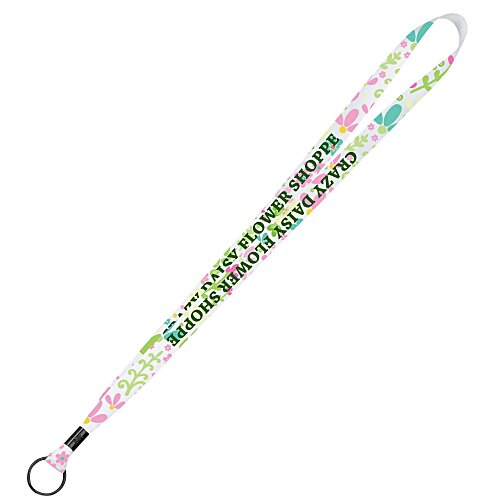 Full Color Ribbon Lanyard - 5/8" - 32" - Metal Split Ring Main Image