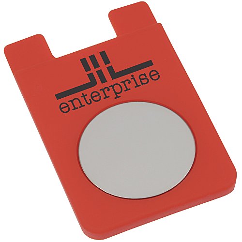 Adhesive Cell Phone Wallet - Mirror Main Image