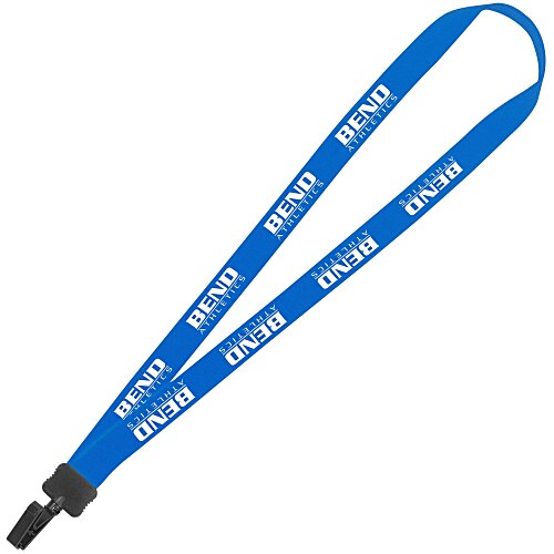 Lanyard - 7/8 inch - 34 inches - Plastic Bulldog Clip Main Image