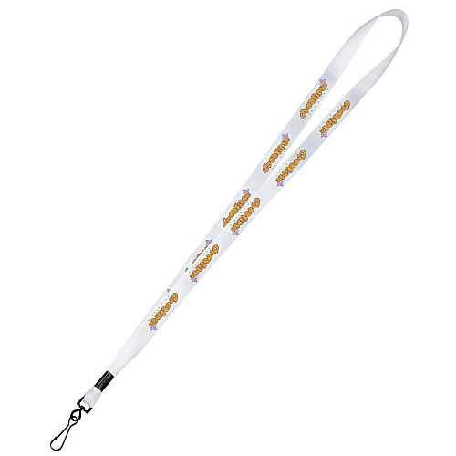 Full Color Ribbon Lanyard - 5/8" - 32" - Metal Swivel Snap Hook Main Image