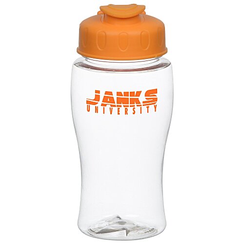 Clear Impact Poly-Pure Lite Bottle with Flip Lid - 18 oz. Main Image