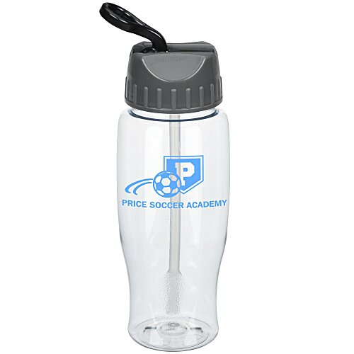 Clear Impact Comfort Grip Sport Bottle with Sport Lid - 27 oz. Main Image