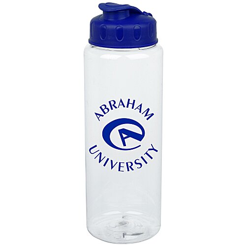 Clear Impact Guzzler Sport Bottle with Flip Lid - 32 oz Main Image