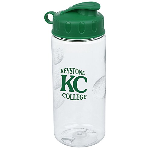 Clear Impact Mini Mountain Bottle with Flip Lid - 22 oz Main Image