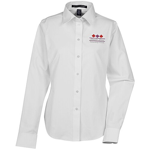 Crown Collection Solid Oxford Shirt - Ladies' Main Image
