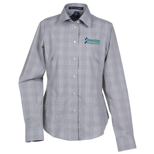 Crown Collection Glen Plaid Shirt - Ladies' Main Image