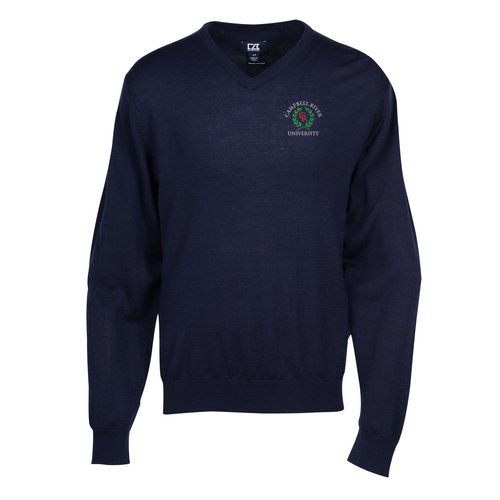 Cutter & Buck V-Neck Merino Blend Sweater - Men's Main Image