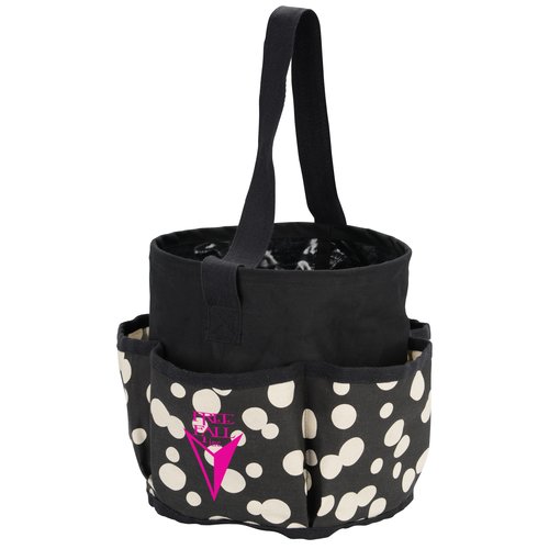 Round Multi-Pocket Utility Tote - Bubble Explosion Main Image