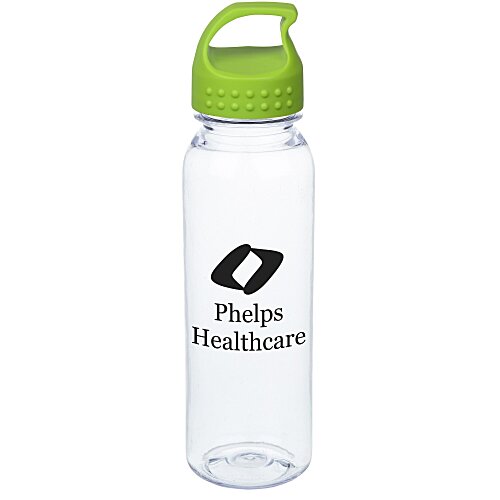 Clear Impact Outdoor Bottle with Crest Lid - 24 oz. Main Image