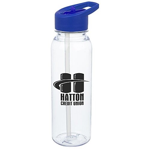 Clear Impact Outdoor Bottle with Flip Straw Lid - 24 oz. Main Image