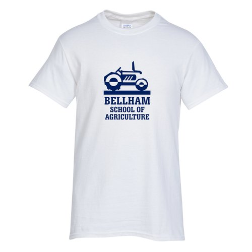 Gildan 6 oz. Ultra Cotton T-Shirt - Men's - Screen - White - 24 hr Main Image