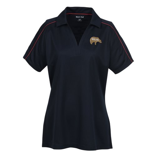 Bondi Micropique Piped Polo - Ladies' Main Image