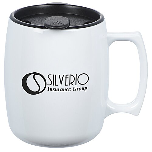 Courier Mug with Lid - 12 oz. - Opaque Main Image
