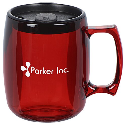 Courier Mug with Lid - 12 oz. - Translucent Main Image