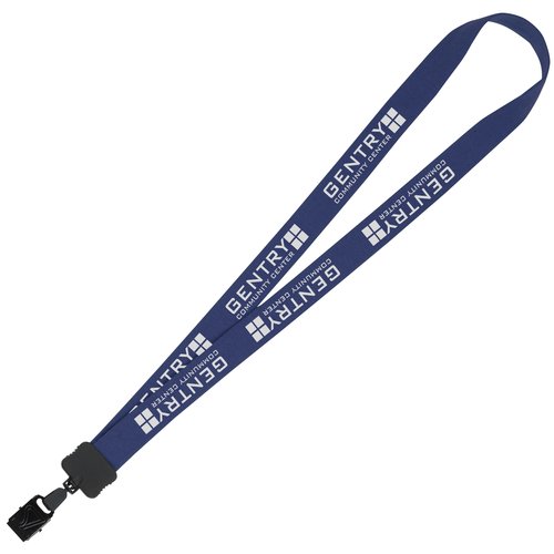 Lanyard - 7/8" - 32" - Large Metal Bulldog Clip - 24 hr Main Image