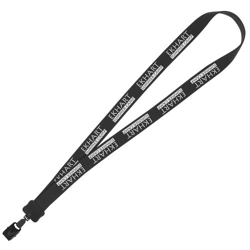 Lanyard - 7/8 inch - 36 inches - Large Metal Bulldog Clip - 24 hr Main Image