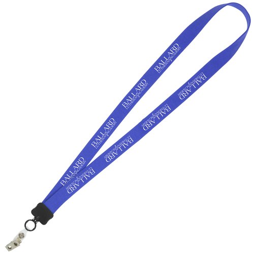 Lanyard - 7/8 inch - 36 inches - Snap with Metal Bulldog Clip - 24 hr Main Image