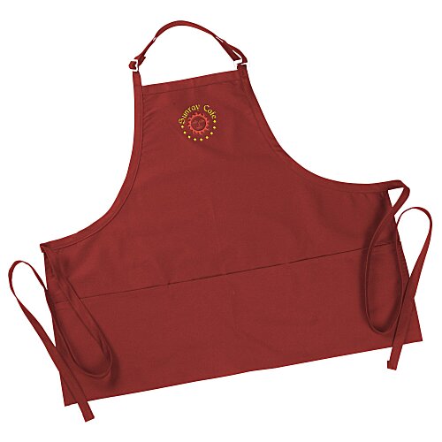 Bib Apron with Three Pockets - 24 hr Main Image