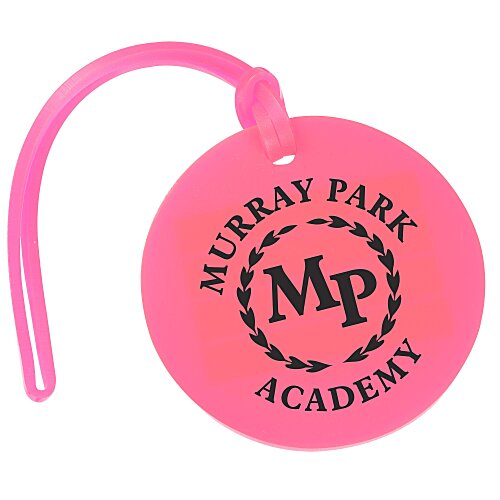 Round Luggage Tag - Translucent Main Image