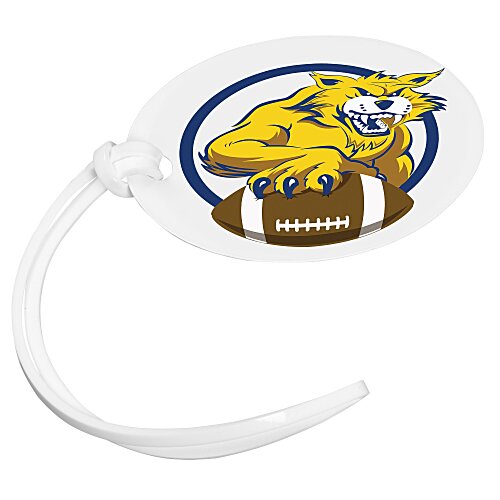 Oval POLYspectrum Bag Tag - Opaque Main Image