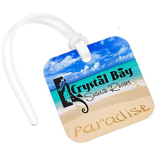 Square POLYspectrum Bag Tag - Opaque Main Image
