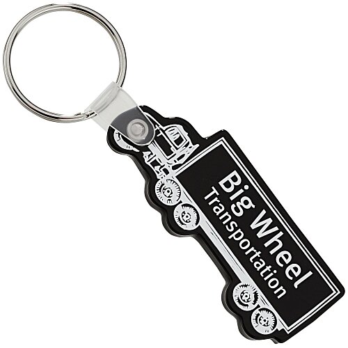 Semi-Truck Soft Keychain - Opaque Main Image